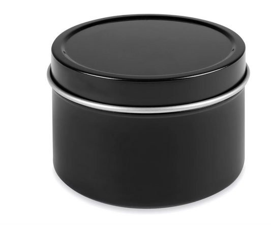 4oz Black Tin Candle