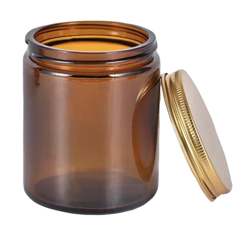 8oz Amber Jar Candle