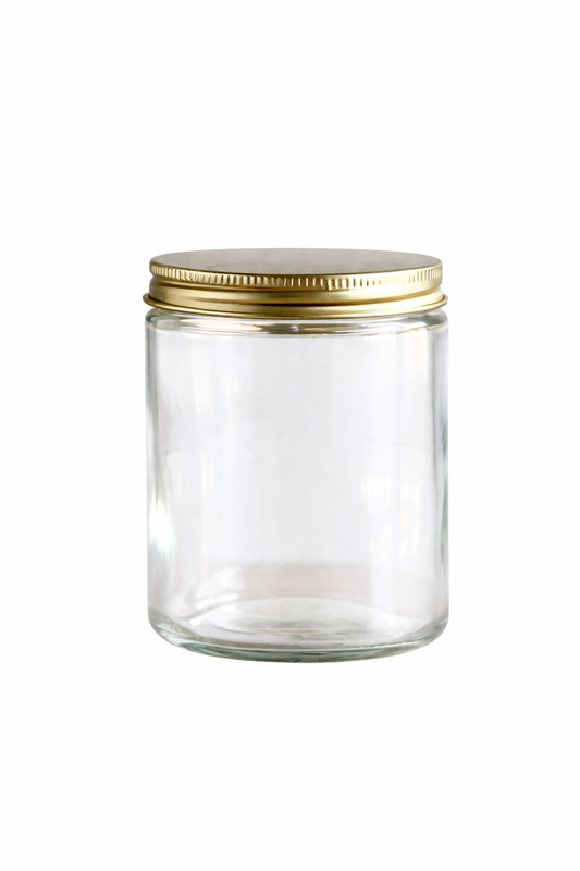 8oz Clear Jar Candle
