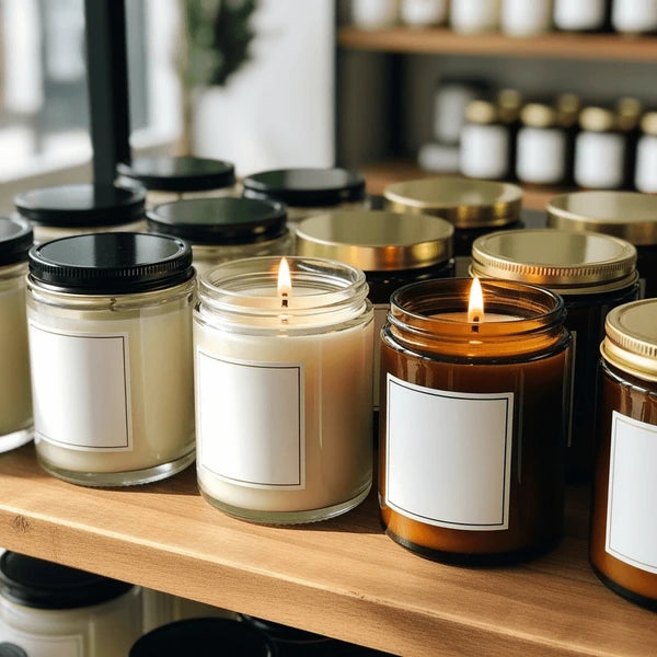 8oz Amber Jar Candle